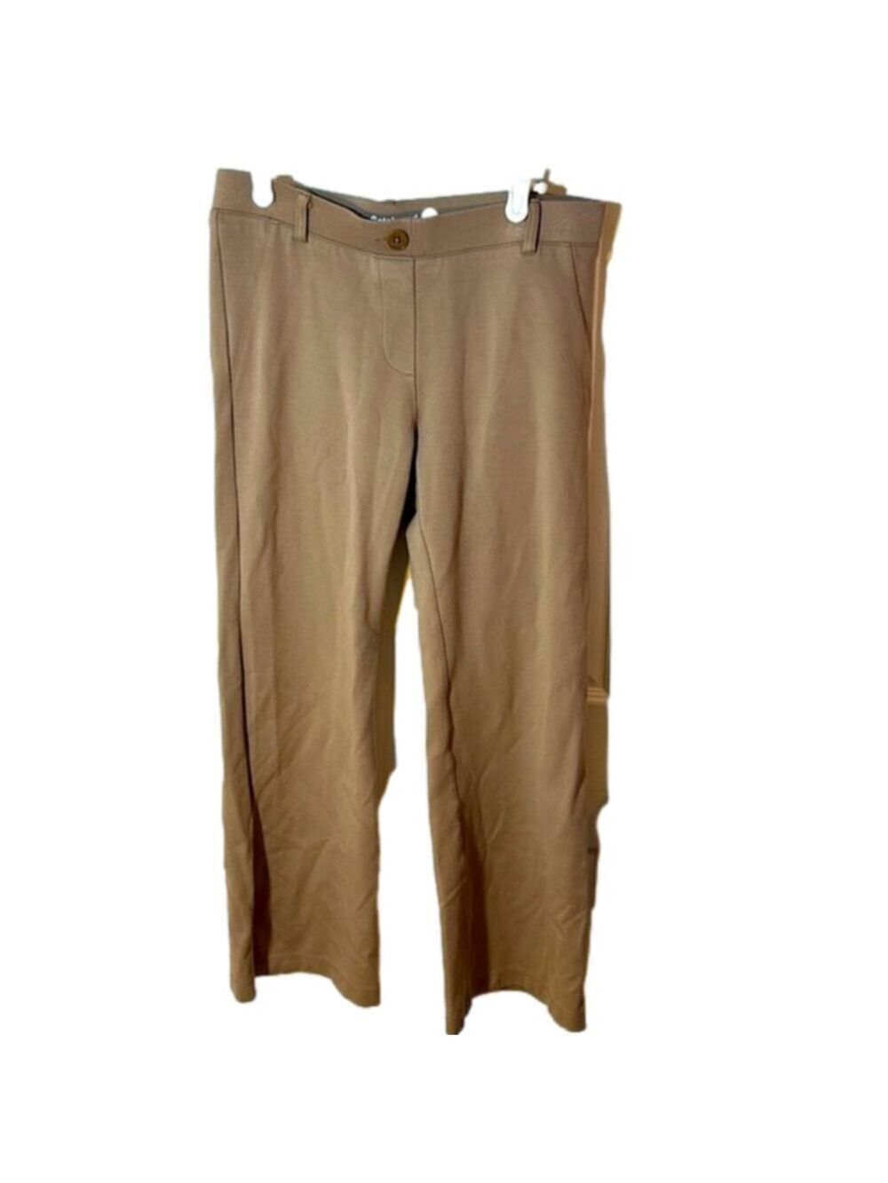 Betabrand tan pull on pants Size medium short-petite